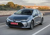 Пластиковая защита под бампер Toyota Corolla E210 Sedan 2019-2024