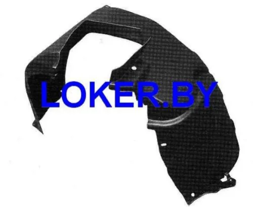 Защита крыла (подкрылок) передний правый Opel Tigra 1 1994-2001