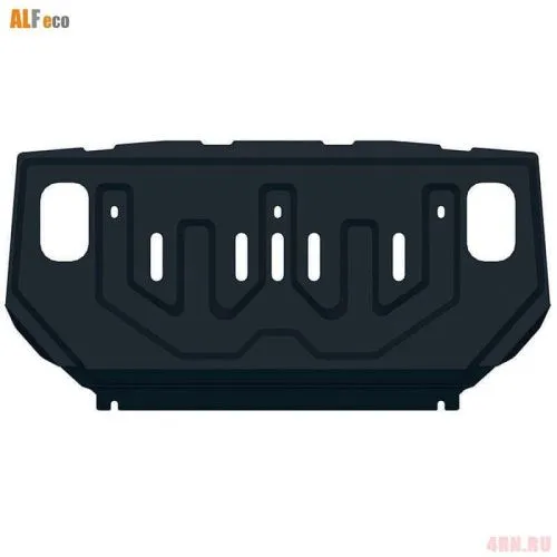 Металлическая защита радиаторов Mitsubishi Pajero 4 2006-