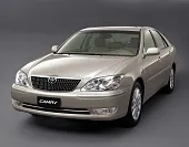 Пластиковая защита под передний бампер Toyota Camry XV30 2001-2006  правая