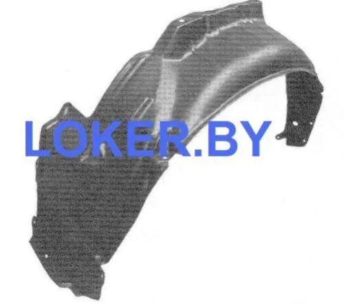 Защита крыла (подкрылок) передний левый Mitsubishi Colt 5 1995-2003