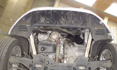 Металлическая защита двигателя и кпп Peugeot 308 2013-2020