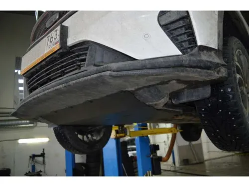 Металлическая защита двигателя и кпп Geely Coolray 2019-