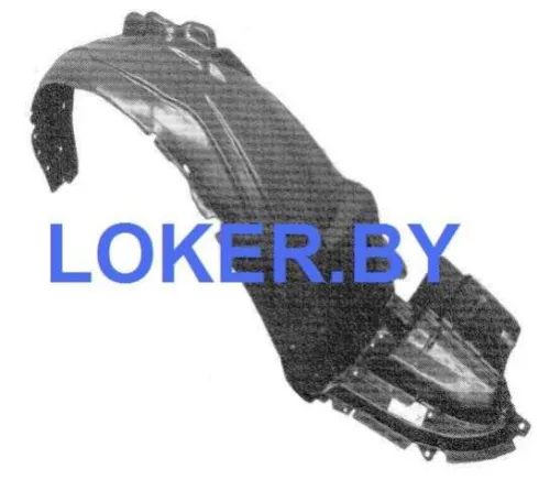 Защита крыла (подкрылок) передний правый Subaru Forester SG 2002-2008