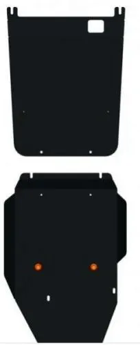 Металлическая защита двигателя и кпп Mercedes GL X164 2006-2012