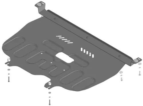 Металлическая защита двигателя и кпп Citroen C5 Aircross 2022-