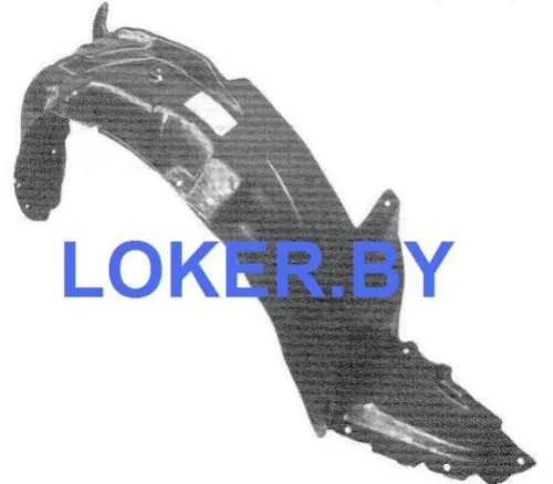 Защита крыла (подкрылок) передний правый Mazda 323 BJ 1998-2000