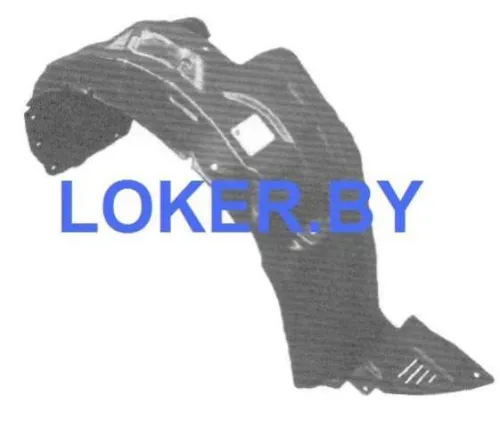 Защита крыла (подкрылок) передний правый Mazda 2 DE 2007-2014