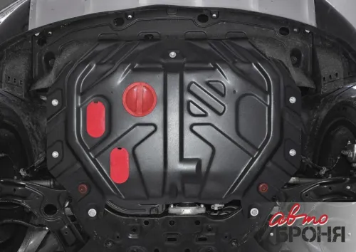 Металлическая защита двигателя и кпп Kia Soul 2013-2019