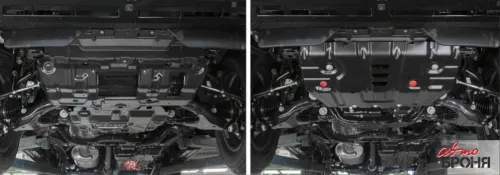 Металлическая защита радиаторов Toyota Land Cruiser Prado 150 2009-2023