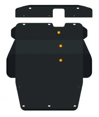 Металлическая защита двигателя и кпп Mitsubishi Galant 7 1992-1997