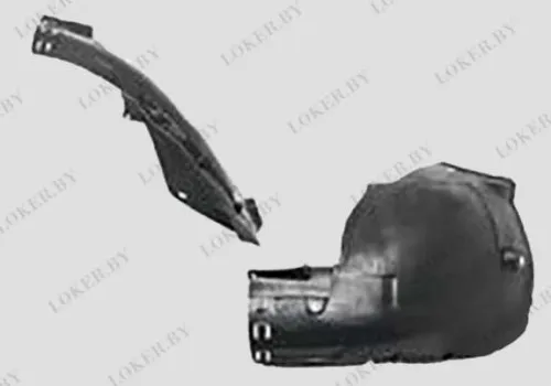 Защита крыла (подкрылок) передний левый Opel Zafira B 2005-2014 задняя часть