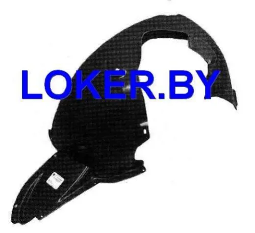 Защита крыла (подкрылок) передний правый Seat Ibiza 4 2008-2017