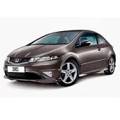 Защита задних крыльев пара 2шт Honda Civic 2006-2012 седан