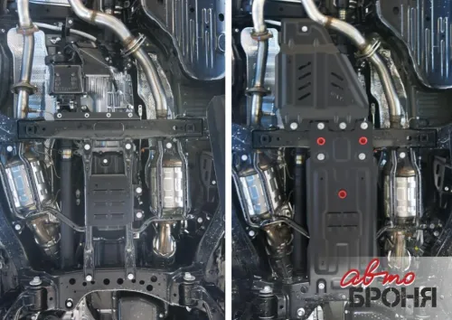 Металлическая защита кпп Toyota Land Cruiser 200 2007-2015