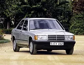Защита крыла (подкрылок) передний правый Mercedes 190 W201 1982-1993