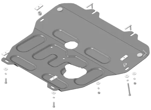 Металлическая защита двигателя и кпп Opel Zafira B 2005-2014