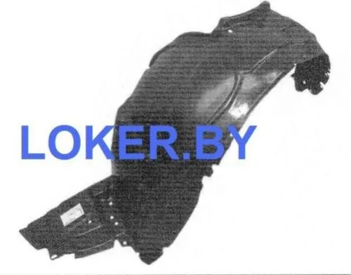 Защита крыла (подкрылок) передний левый Subaru Forester SF 1997-2002