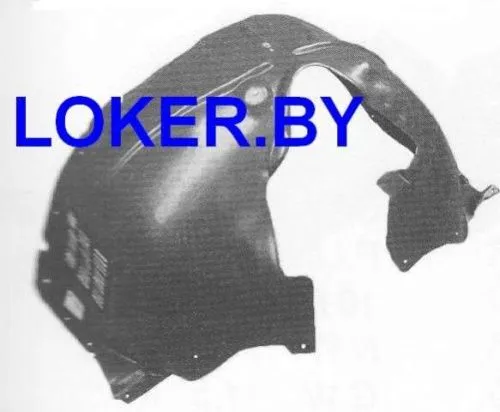 Защита крыла (подкрылок) передний правый Audi Q7 2009-2015