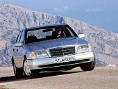 Защита крыла (подкрылок) передний правый Mercedes C W202 1993-1997 передняя часть