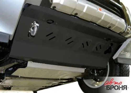 Металлическая защита радиаторов Mitsubishi Pajero 4 2006-