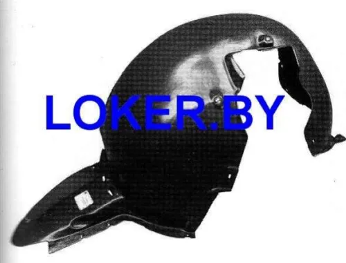 Защита крыла (подкрылок) передний правый Skoda Superb 2 2008-2015