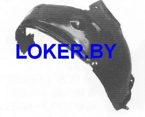 Защита крыла (подкрылок) передний правый Opel Astra G 1998-2009