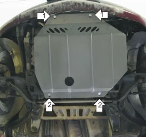 Металлическая защита двигателя и кпп Chrysler PT Cruiser 2000-2005