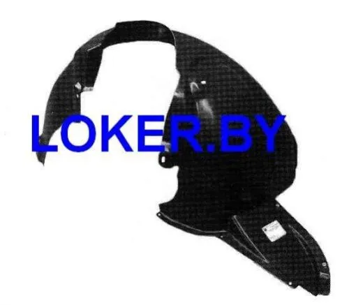 Защита крыла (подкрылок) передний левый Seat Ibiza 4 2008-2017