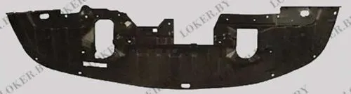 Пластиковая защита под передний бампер Mitsubishi Lancer 10 2007-2017