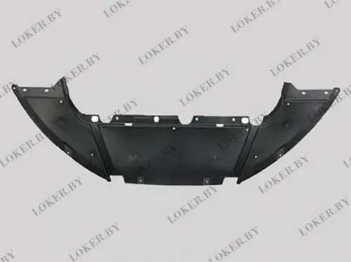 Пластиковая защита под передний бампер Ford Focus 3 2011-2015