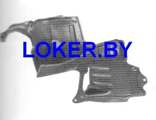 Пластиковая защита двигателя Mazda MPV 2 1999-2006