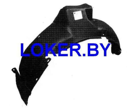 Защита крыла (подкрылок) передний левый Seat Alhambra 1 2000-2010