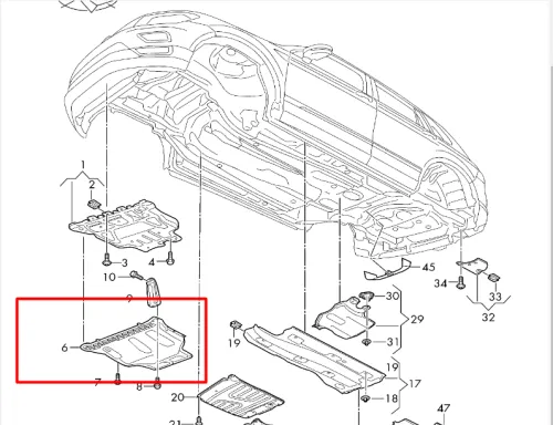 Композитная защита двигателя и кпп Skoda Kodiaq 2016 — 2021
