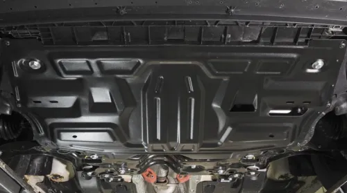 Металлическая защита двигателя и кпп Skoda Rapid 2012-2020