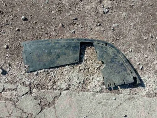 Юбка бампера переднего Citroen Xsara 1997-2000 левая часть