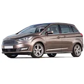 Пластиковая защита под передний бампер Ford Grand C-MAX 1 2003-2010