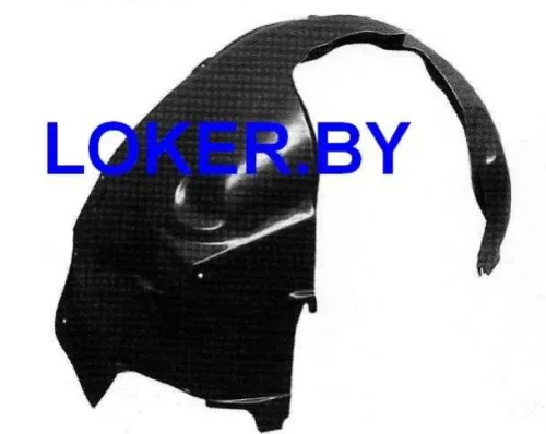 Защита крыла (подкрылок) передний правый Volvo XC90 1 2002-2014