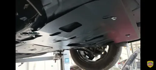 Металлическая защита двигателя и кпп Hyundai Mufasa 2023-