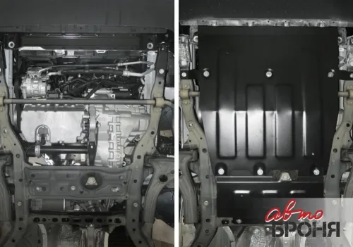 Металлическая защита двигателя и кпп MAN TGE 2016-