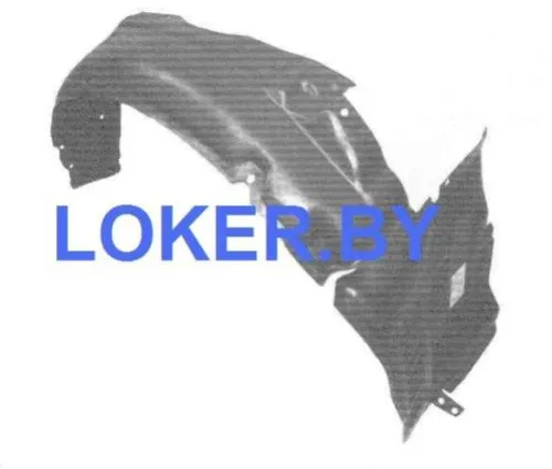 Защита крыла (подкрылок) передний правый Mitsubishi Galant 7 1992-1997