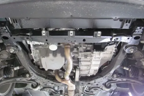 Металлическая защита двигателя и кпп Ford Explorer 5 2010-2017