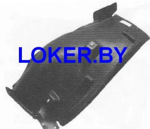 Защита крыла (подкрылок) передний правый Mercedes ML W164 2005-2011