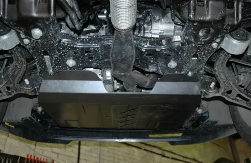 Металлическая защита двигателя и кпп Ford Explorer 5 2010-2017