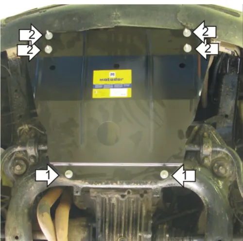 Металлическая защита двигателя Audi 100 C4 1990-1994 V1.8-2.3