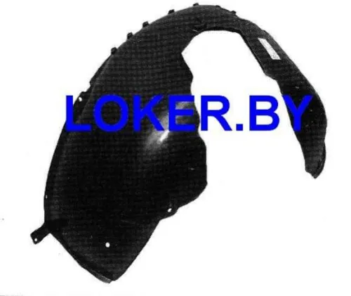 Защита крыла (подкрылок) передний правый Saab 9-5 1 1997-2005