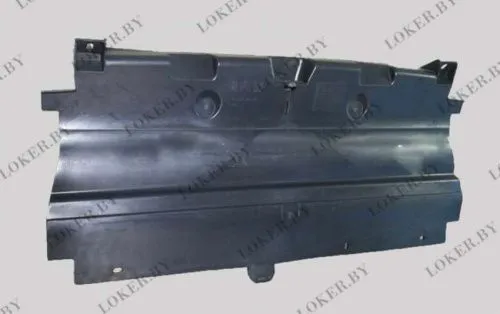 Пластиковая защита под передний бампер Peugeot 407 2004-2011