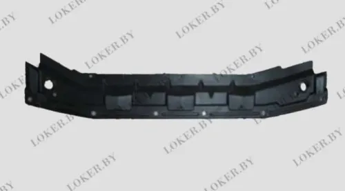 Пластиковая защита под передний бампер Nissan Almera G15 2012-2018