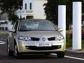 Пластиковая защита под передний бампер Renault Megane 2 2006-2008