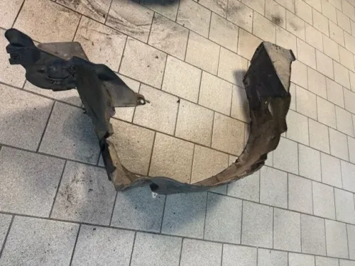 Защита крыла (подкрылок) передний левый Hyundai Terracan 2001-2007